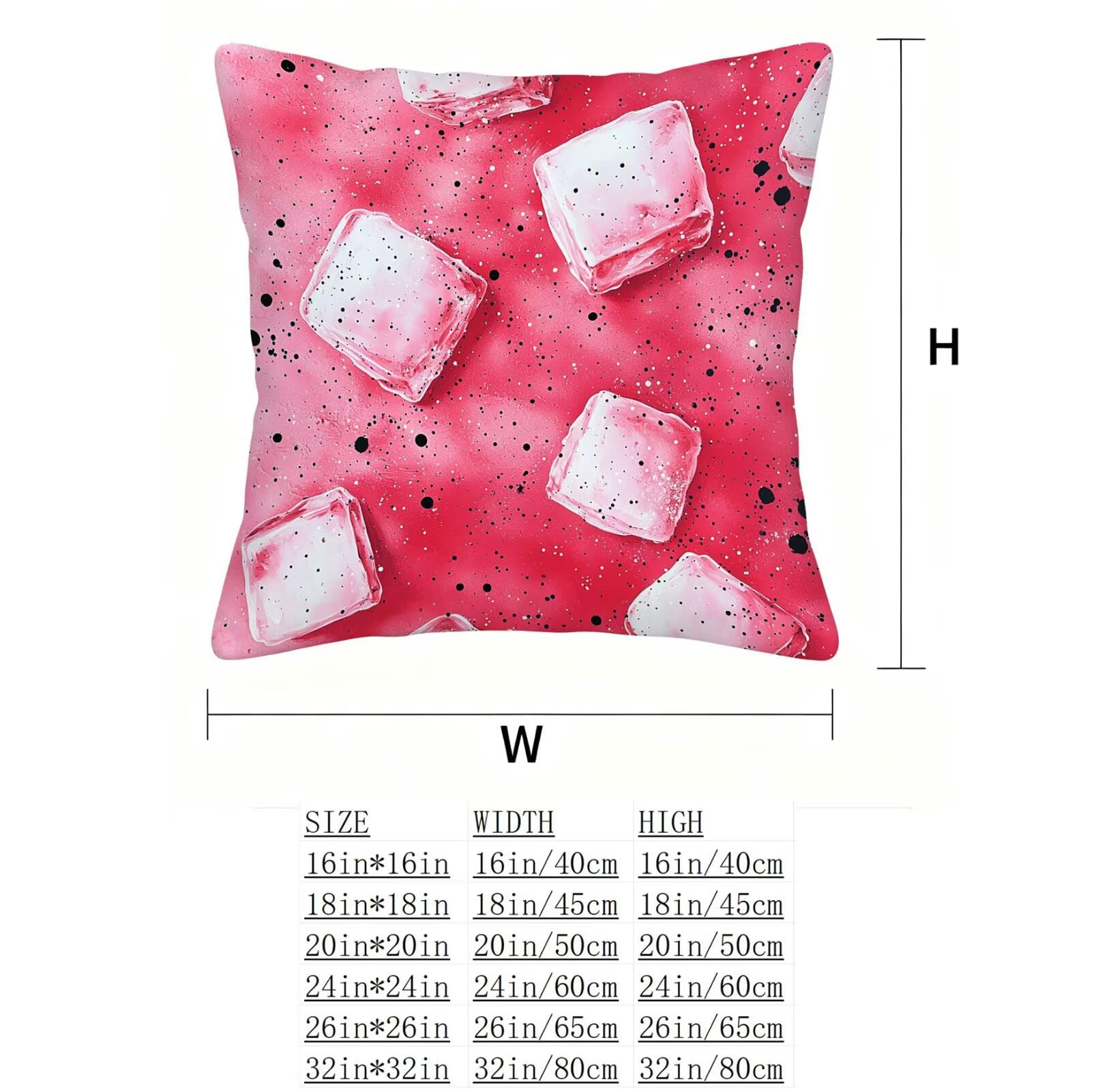 Rosa Funda Cojin 60x60 Negro Funda Almohada 60x60 Cojines Sofa Súper Suave Fundas Cojines Decorativos Fundas Almohadas 4 Piezas Almohada Cervicales y Cuello, para Hogar Cama Salon Decoracion E - 757