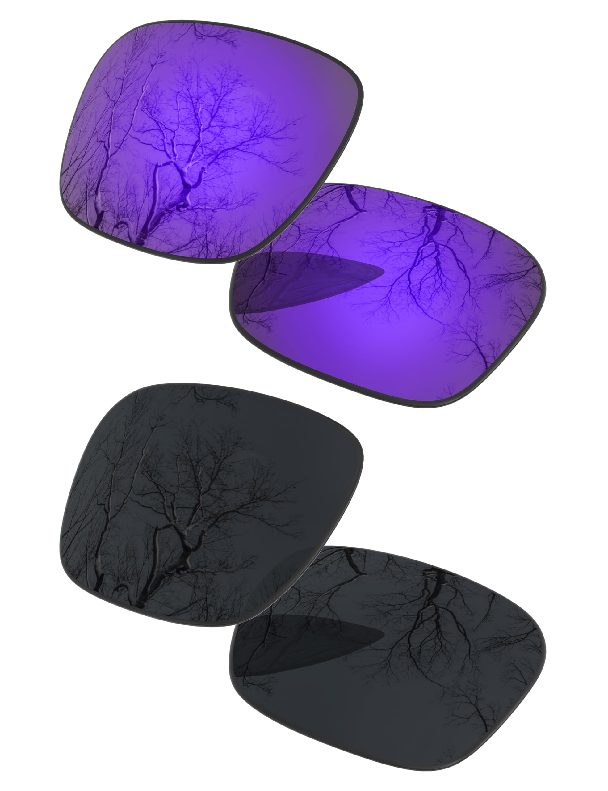 ToughAsNails Set of 2 Polarized Replacement Lenses for Oakley Fuel Cell OO9096 Pack