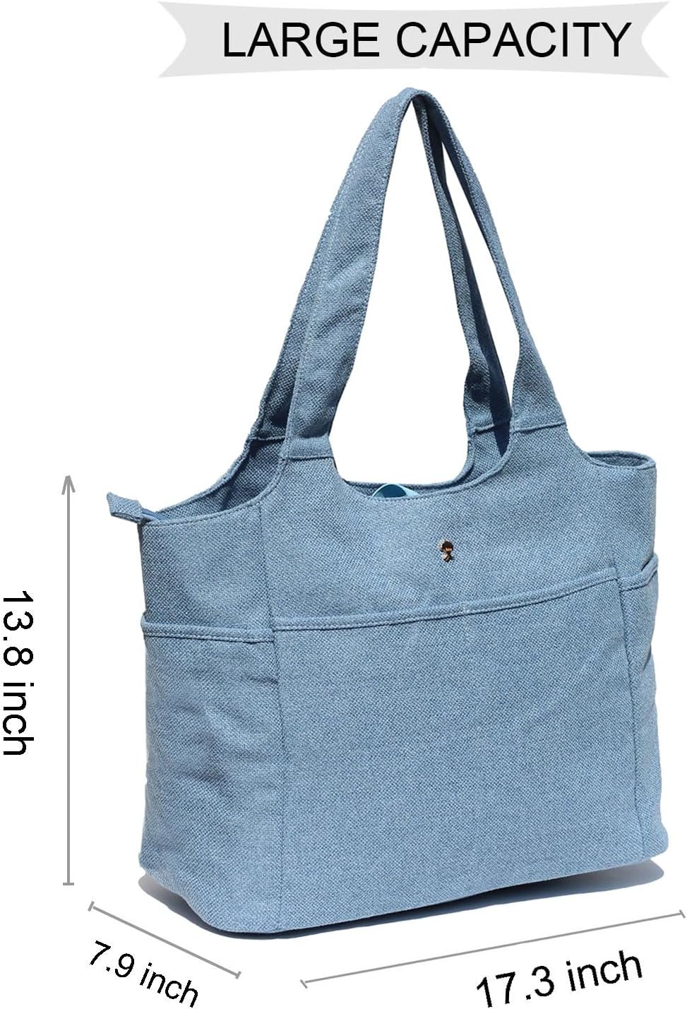 ESVAN Yoga Tote Bag Mat bag Women Shoulder Bags Carryall Tote for Travel Office Workout Gym Nurse Beach