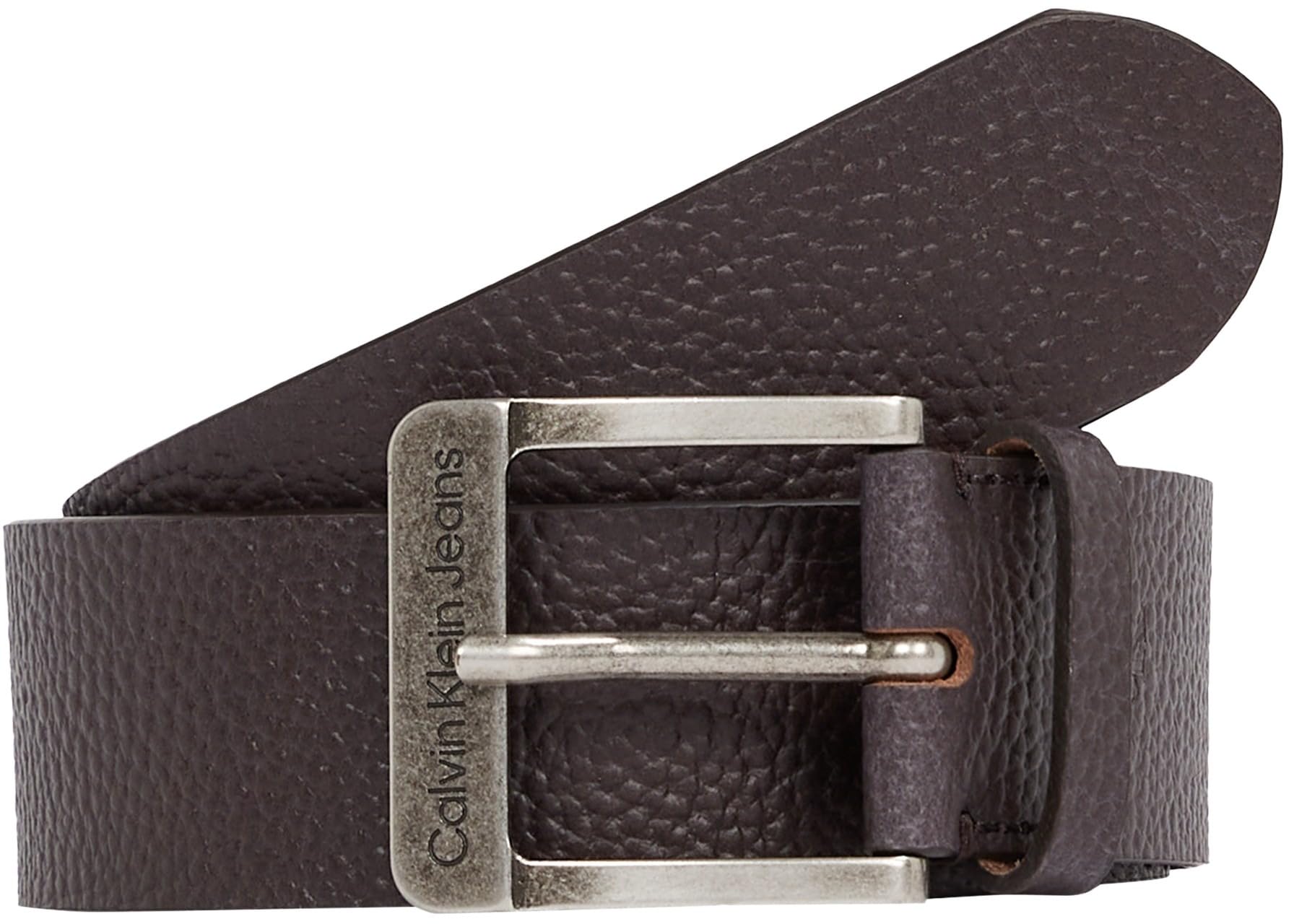 Calvin Klein Men's Classic Leather Belt, Brown (Bitter Brown), 49,2 inches