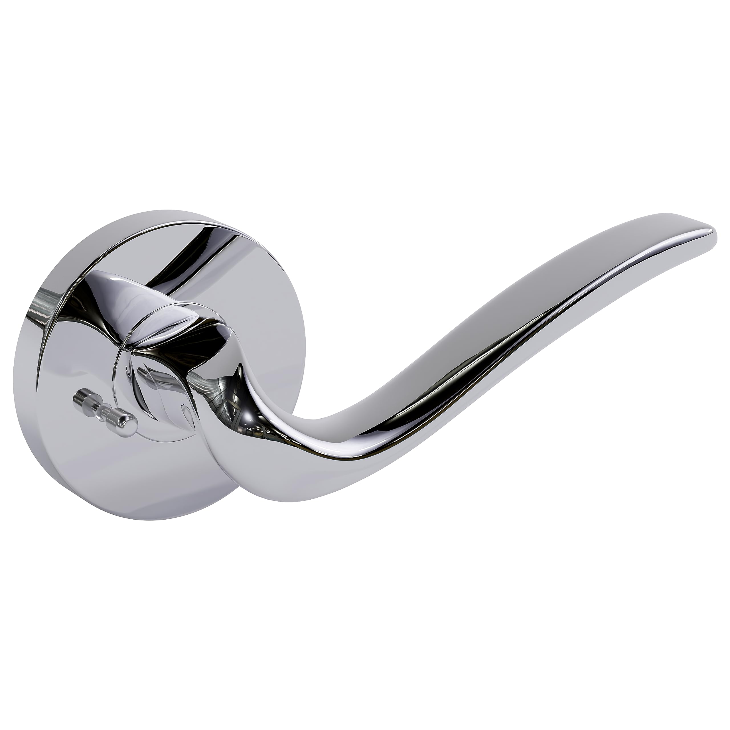 Avalon C-Series Venice - Modern Door Handle Door Lever Set in Polished Chrome Finish with Privacy Pin Function