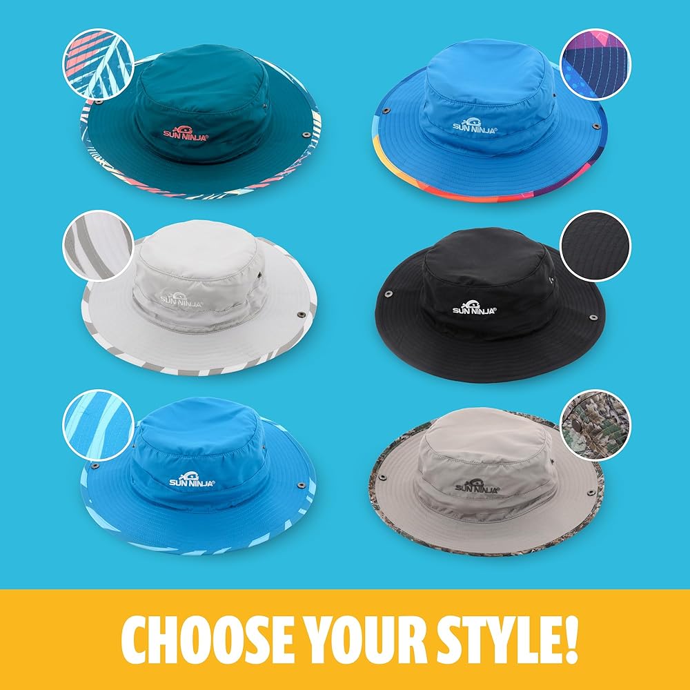 Amazon.com: Sun Ninja Bucket Hat for Men & Women, Cooling