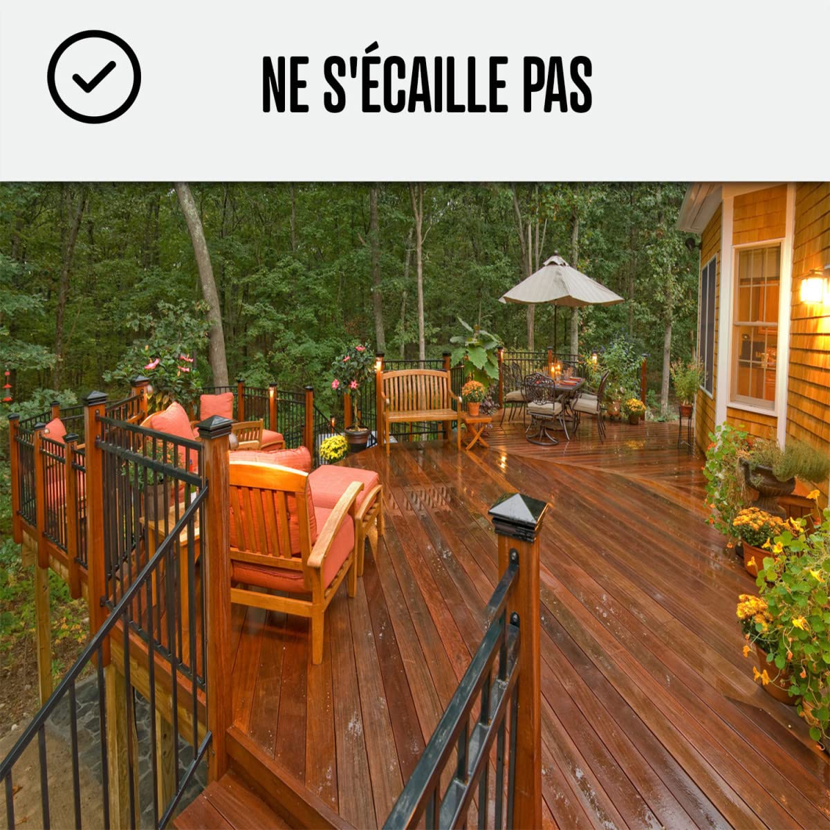 Saturateur Bois Exotique Hydrofuge Terrasse 20 L Naturel - Incolore | Hydrofuge Terrasses et Bois Exotiques, Nourrit en Profondeur, Incolore ou Teinté, Protège des Uv - Arcane Industries
