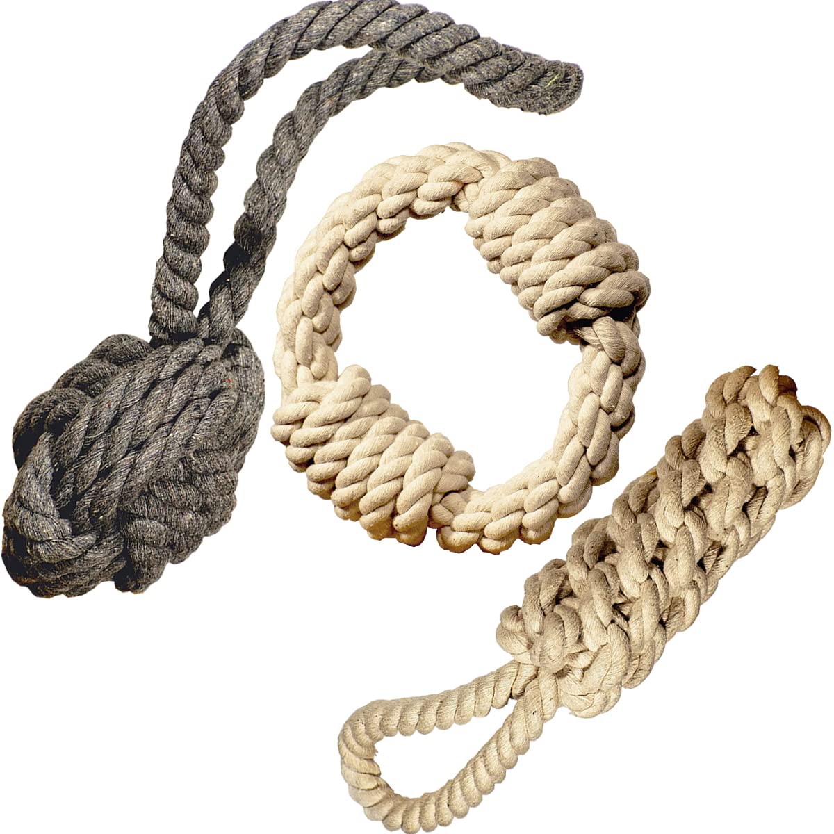 WAGGY TAILS Attractive Cotton Poly Mix Durable Chew Twisted Rope Handle Ball, Ring, Knot Dog Toys for Teething Suitable Small, Medium Puppies and Adult Dogs (B0BHF35HRF) Amazon Price History, Amazon Price Tracker