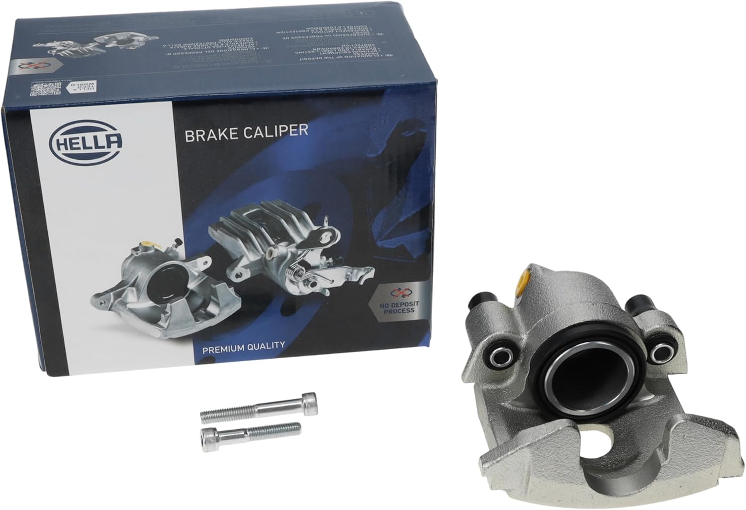 HELLA Brake Caliper With Bracket Included Compatible with Select 1985-1993 Volkswagen, Front Left