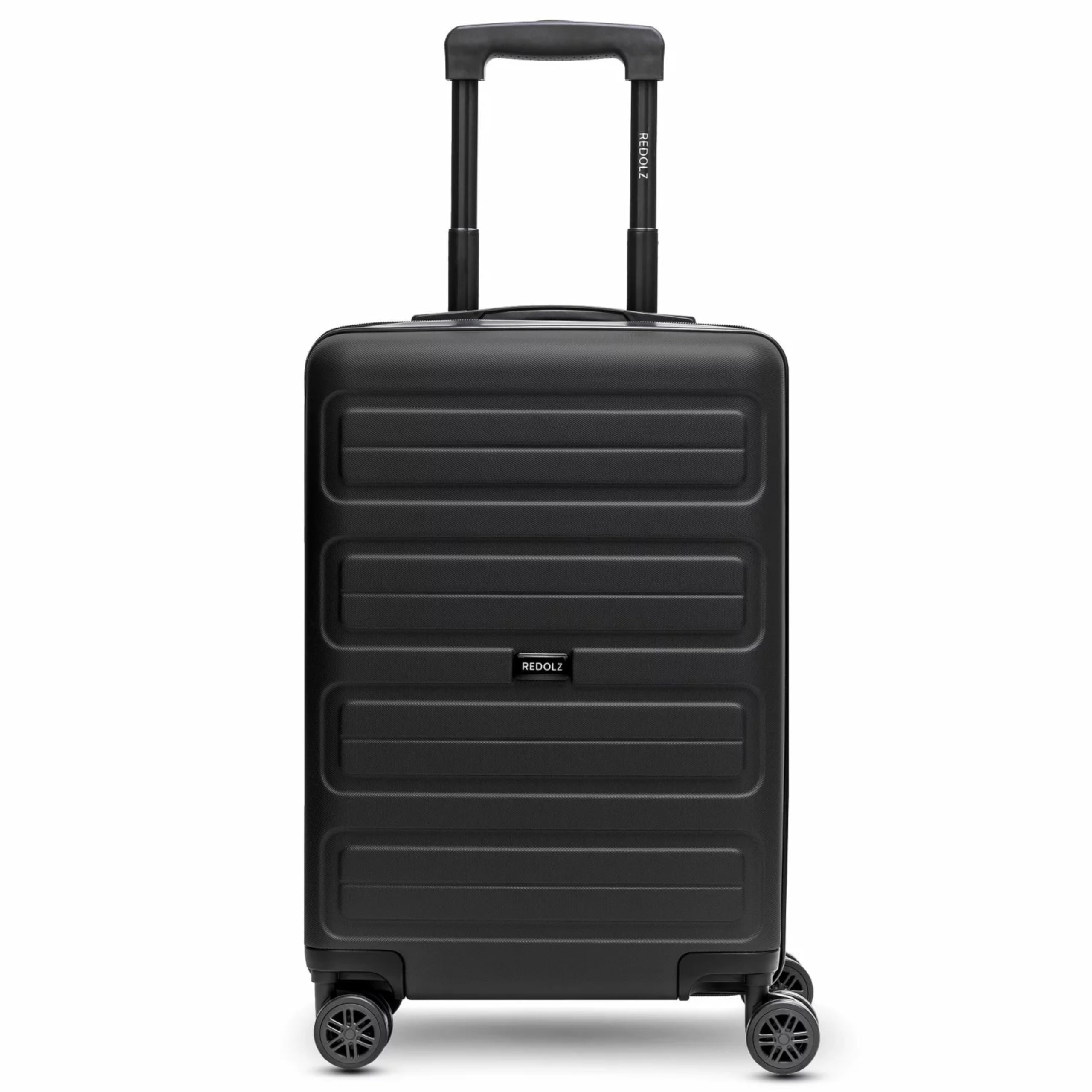 REDOLZ Essentials 08 artykuł podstawowy, czarny, Koffer S (55 cm), Walizka z twardą obudową z rolkami obrotowymi