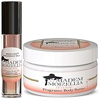 Vista 29 de MOBETTER FRAGRANCE OILS Set de mantequilla corporal en polvo y aceite corporal, cuidado corporal hidratante, sensación nutritiva, aroma de larga