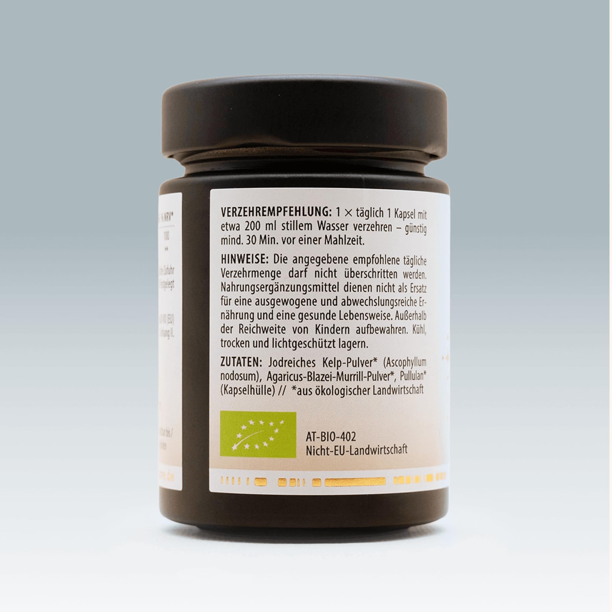 MITOcare Bio Jod - Tabletten fördern die normale Schilddrüsenfunktion - Jod aus Kelp unterstützt den natürlichen Energiestoffwechsel - Vorratspack mit 120 Kapseln, ausreichend für 4 Monate