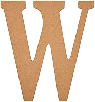 Vista 37 de Plaid Letra de madera sin acabar, 20,3 cm de superficie de madera perfecta para proyectos de bricolaje, manualidades y artes, 63594