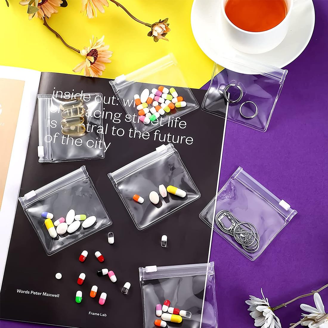 Bustine Plastica Richiudibili 10 Pezzi Sacchetti Di Plastica