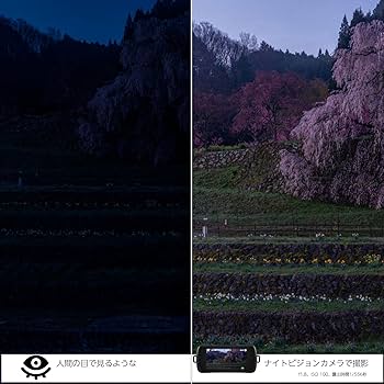 Amazon | 暗視鏡 5K フルカラー ナイトビジョンカメラ 暗視