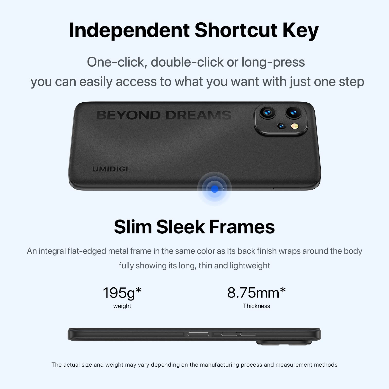 UMIDIGI F3S Smartphone Sözleşmesiz Daha Ucuz, 6GB+128GB Çocuk Cep