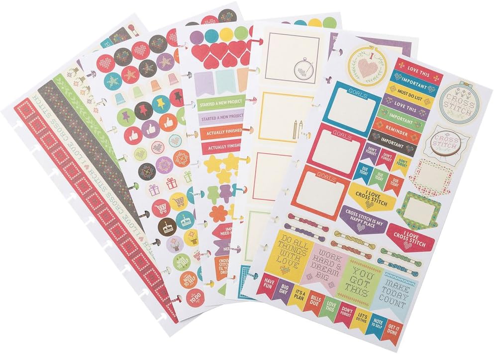 Simplicity Vintage 12 Monthly Projects Cross Stitch Planner Kit