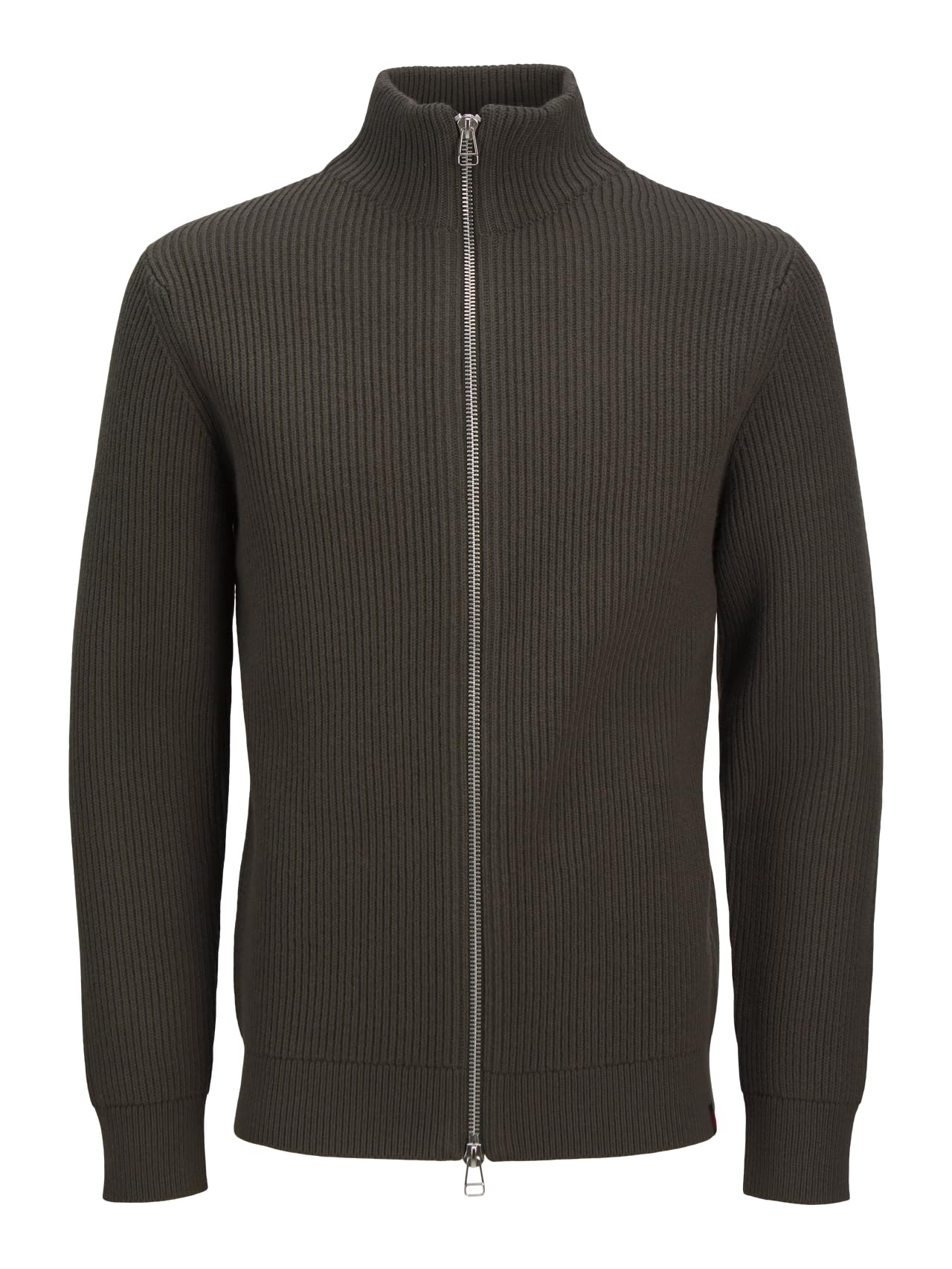 JACK & JONES Male Cardigan RDD Plain Cardigan, Peat, XL