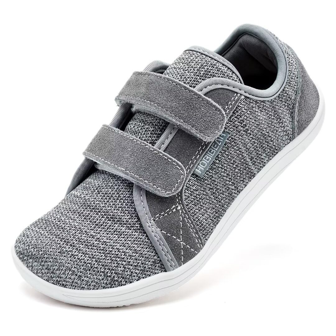 HOBIBEAR Kinder Breite Barfußschuhe für Jungen Mädchen Outdoor Trail Running Minimalist Walking Schuhe