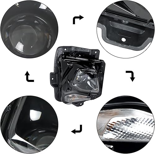 Miniatura 5 de labwork Repuesto para Chevy Blazer 2019-2021 HIDXenon Faro delantero derecho del lado del pasajero