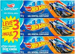 Condor Creme Dental Bambinos Gel Hotwheels Lv3Pg2