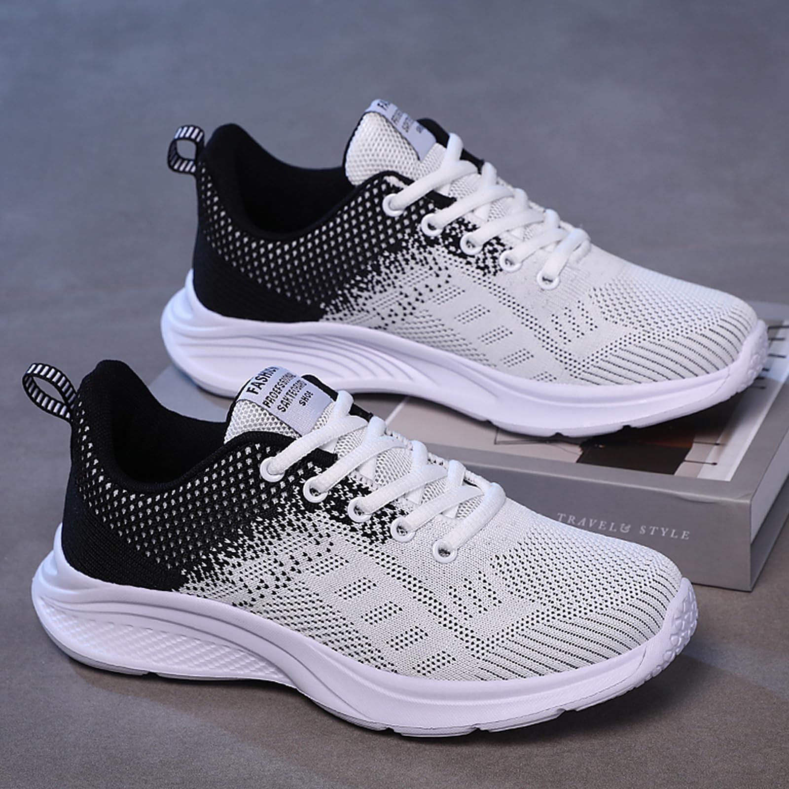 MIDQCGL Uomo Donna Scarpe Sportive Donna Scarpe da Ginnastica Corsa Sportive Fitness Running Sneakers Scarpe Basse Casual Walking Trainers 35-45EU