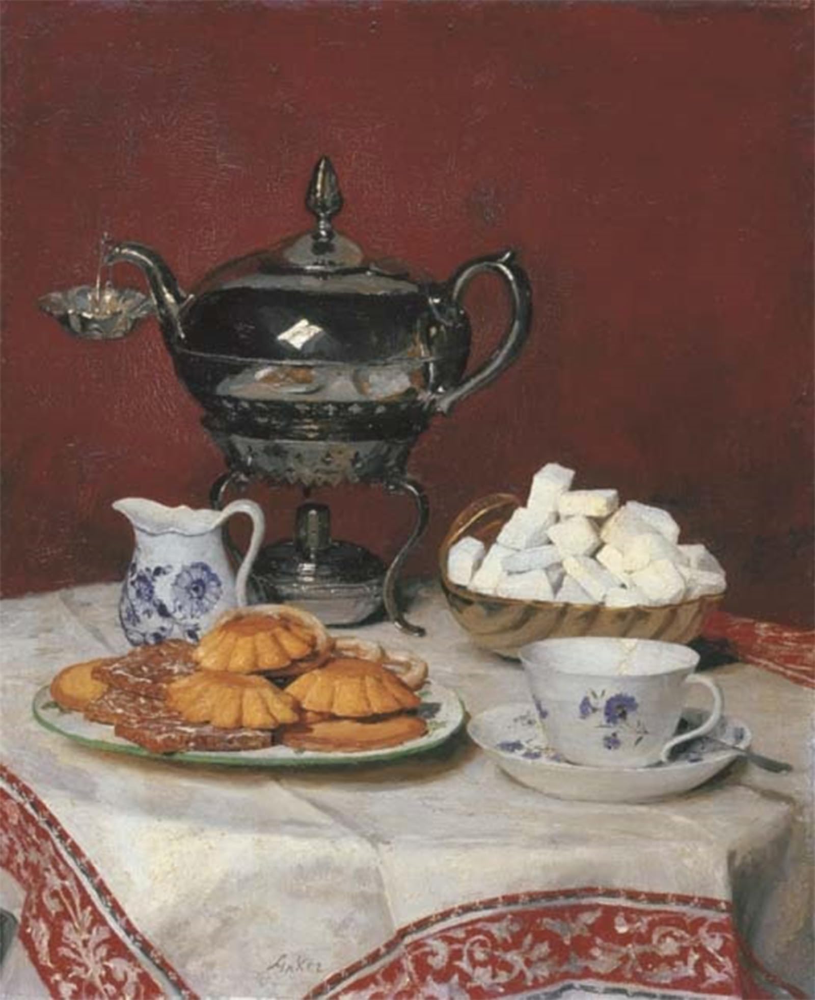 POSTERIIk Famous Print Pop Art Wall Art Graffiti Still Life: Fancy Tea Albert Art Prints for Home Decor 60x90cm
