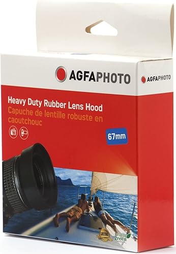 Miniatura 4 de AGFA Parasol de lente de goma resistente de 2.638 in