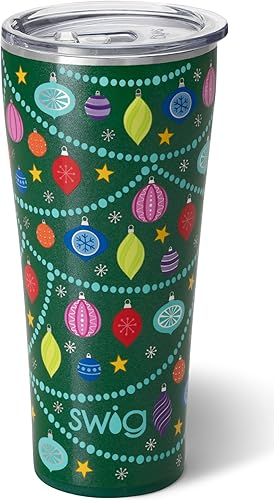 Swig Life Vaso XL de 32 onzas, vaso de café aislado con tapa, apto para vasos, apto para lavavajillas, acero inoxidable, tazas de viaje extra