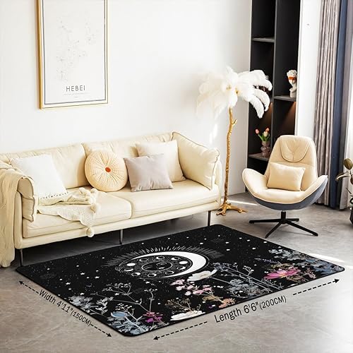 Miniatura 9 de Alfombra decorativa de oso, alfombra decorativa de oso, alfombra rústica de campo, naturaleza, vida silvestre, oso azul, alfombra para sala de