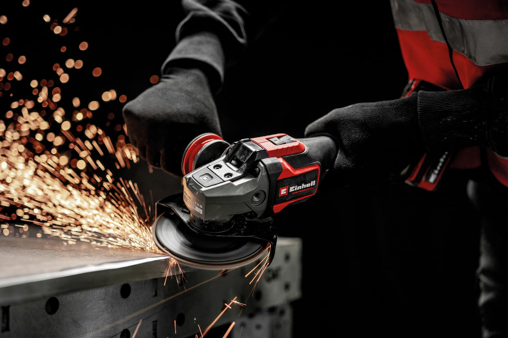 Einhell Professional Meuleuse d’angle sans fil TP-AG 18/125-13 Q Li BL-Solo