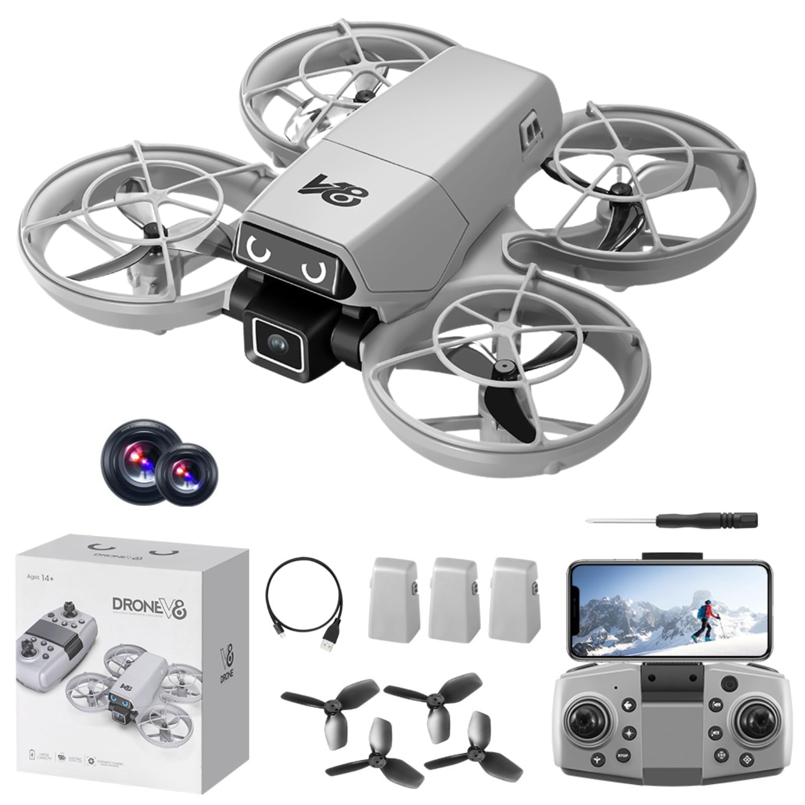 Holy Stone HS130 Mini Drone met 1080P HD Camera, Opvouwbare FPV RC