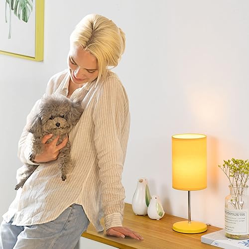 Miniatura 8 de Lampwell Alee - Lámpara de mesa pequeña para sala de estar como lámpara de mesita de noche para dormitorio, juego de 2, lámpara de mesa moderna,