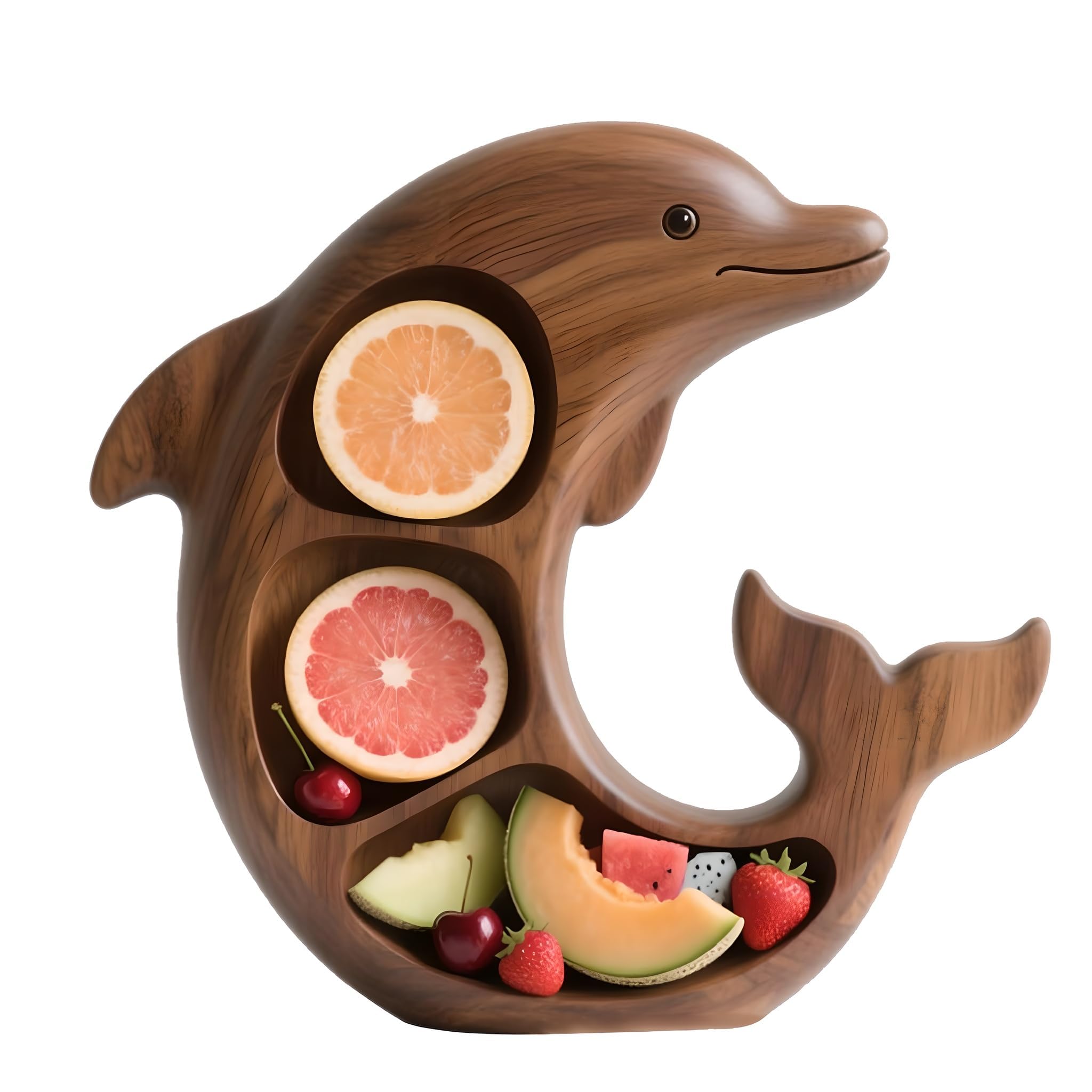 Octopus Charcuterie Board Holz Servierplatte Octopus Snackplatte Käsebrett Lebensmittel Serviertablett Behälter für Home Kitchen Decor Käse, Nüsse, Obst & Fleisch