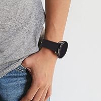Vista 12 de Compatible con Garmin Vivoactive 4 Bands, Garmin Venu 2 Band para mujeres y hombres, correa de repuesto de silicona suave de 0.866 pulgadas