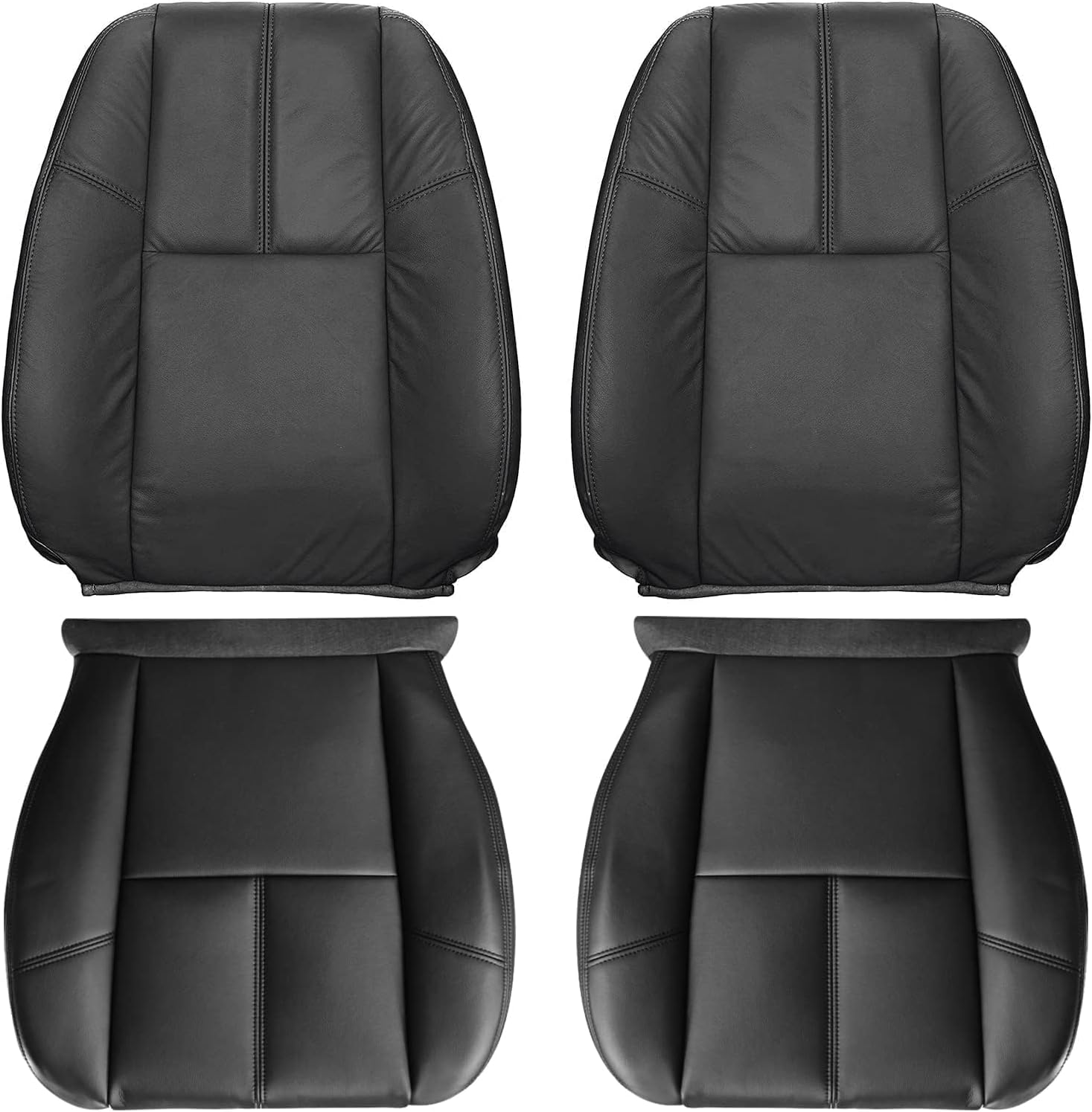 Custom Color Replacement Front Leathercloth Seat Covers 