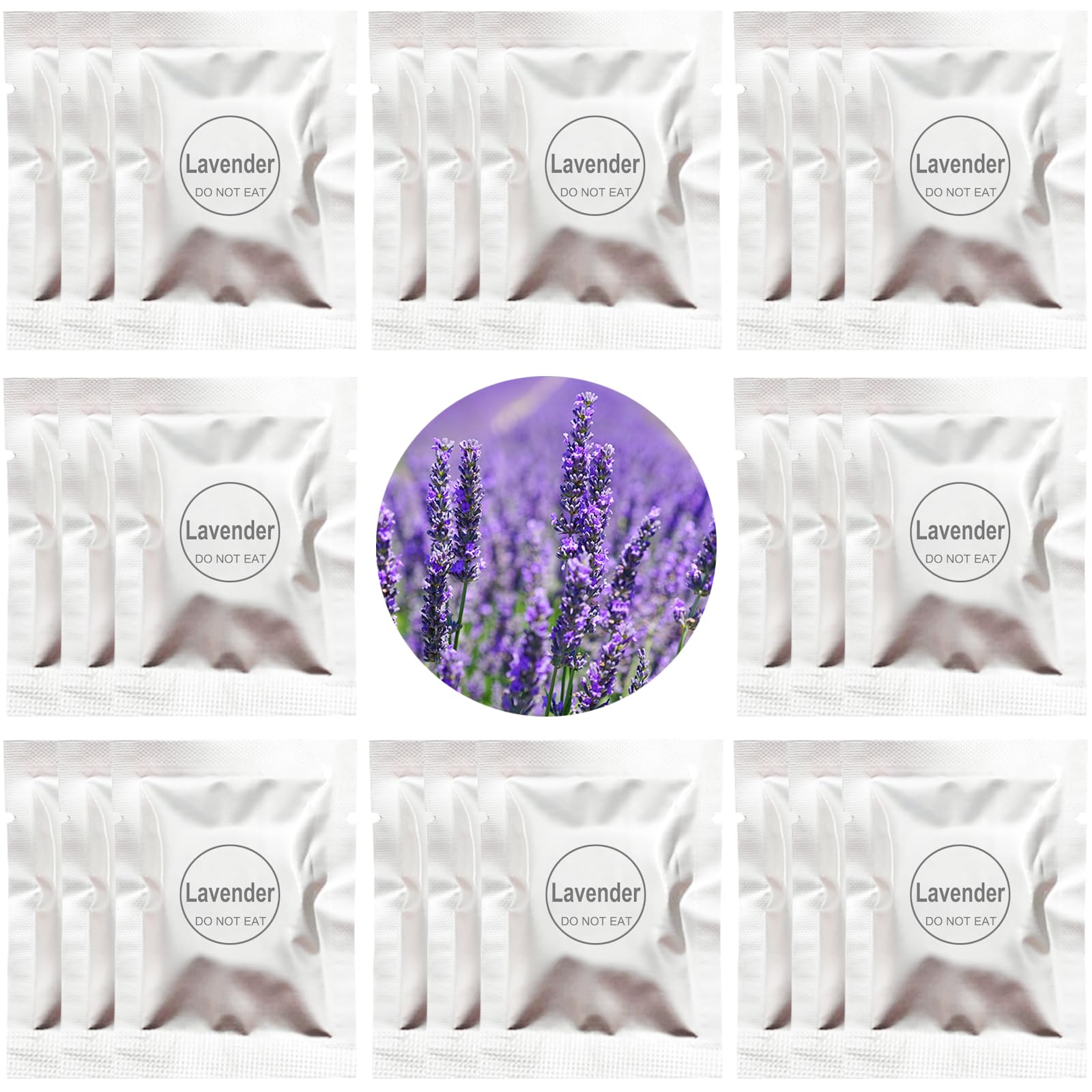 24 Pack Cinnamon & Jasmine Car Air Freshener Refills, Car Air Vent Clip Freshener Replacement Pads, Solid Fragrance Scent Refill Tablets: Lavender