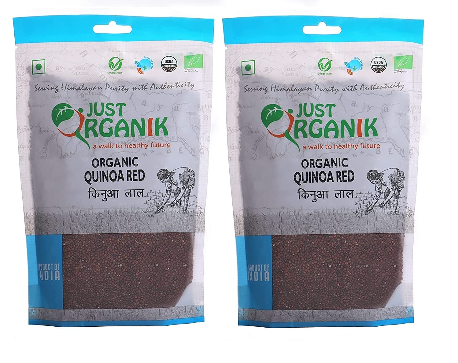 Quinoa rouge bio sans gluten 1kg pour digérer facilement au quotidien