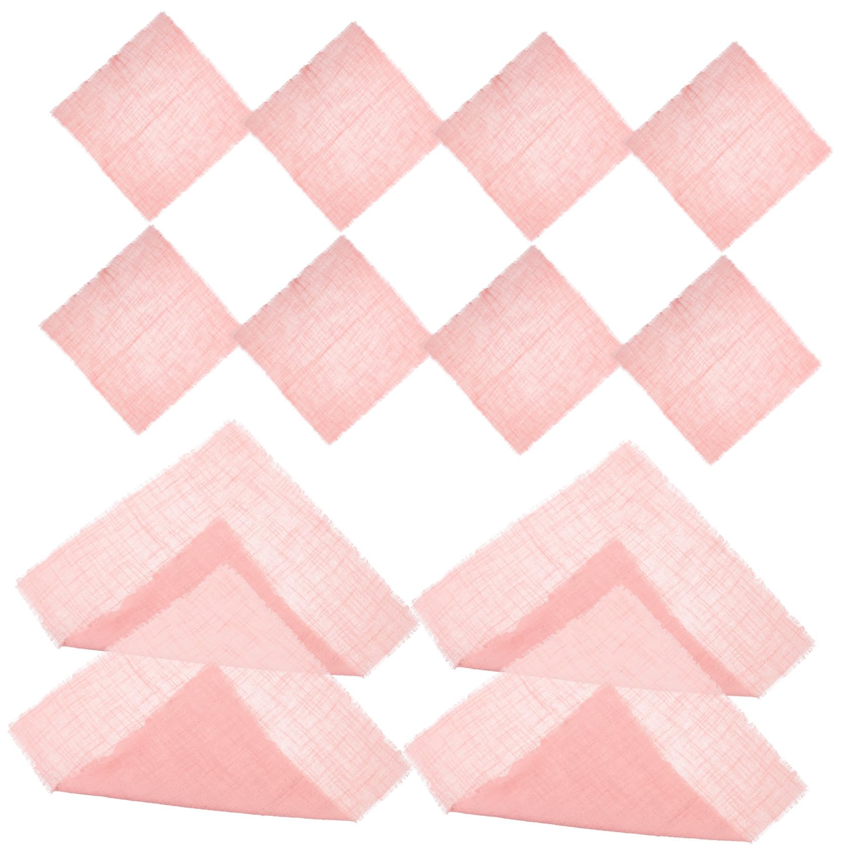 Serviettes de table réutilisables lavables tissu décoration table mariage et fête lot 12