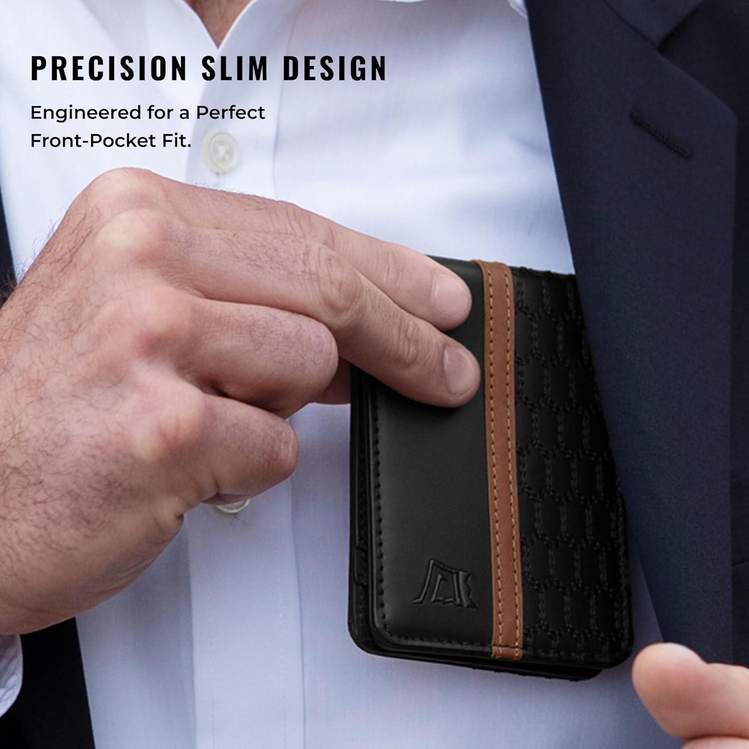 Kings Loot Wallet for Men | Minimalist Slim RFID Blocking Leather Design with Cash Pocket & Card Pull Strap | Holds 1-15 Cards | Stylish & Durable Wallets | Supercar Collection (Midnight Reserve)