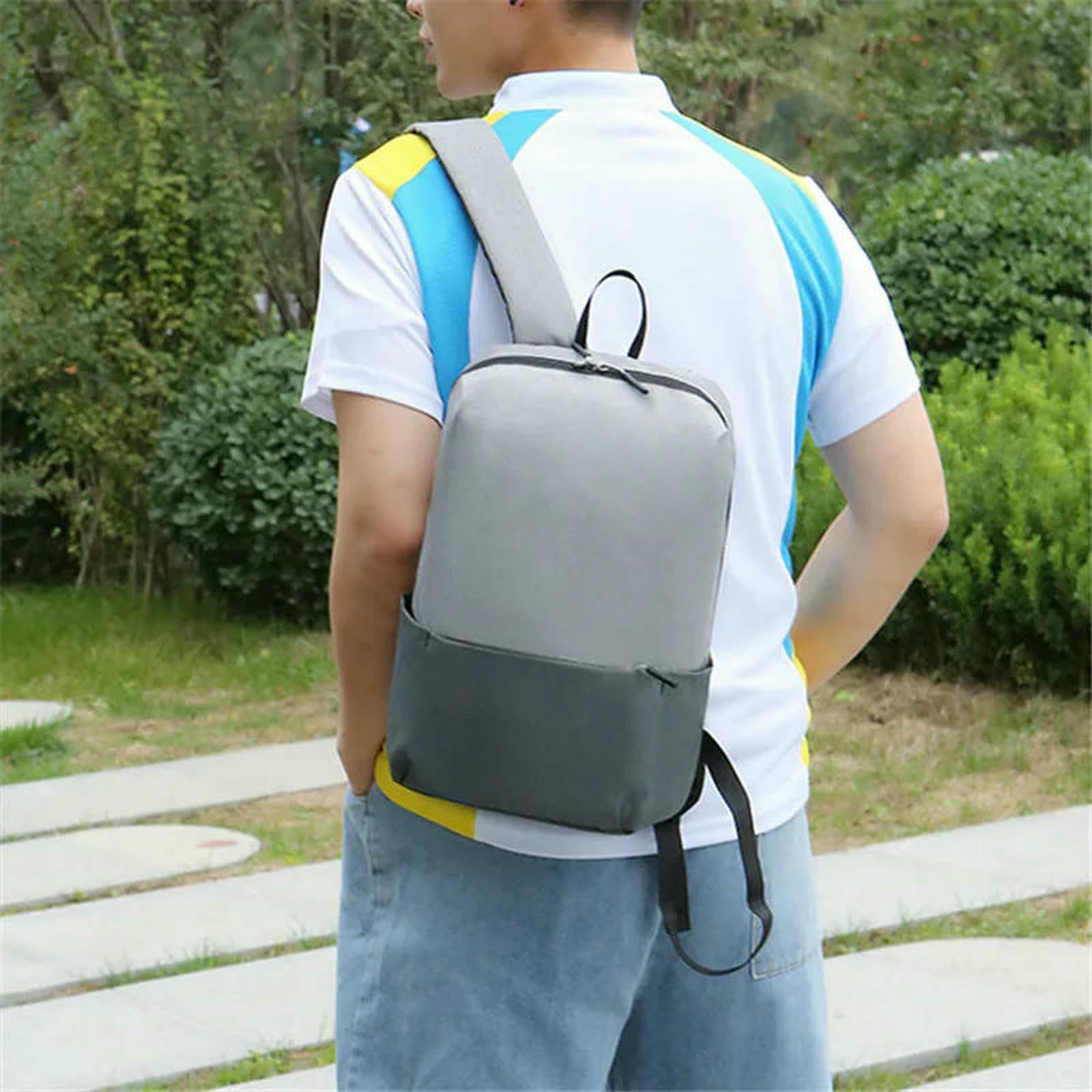 Zaino Oxford Impermeabile 2026 da 10 Litri – Scolastico Viaggio Leggero Unisex per L'uso Quotidiano-b