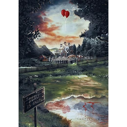MIGHTYPRINT IT: Chapter Two – Derry is Calling- Durable 17” x 24 Wall Art – NOT Made of Paper – Officially Licensed Collectible