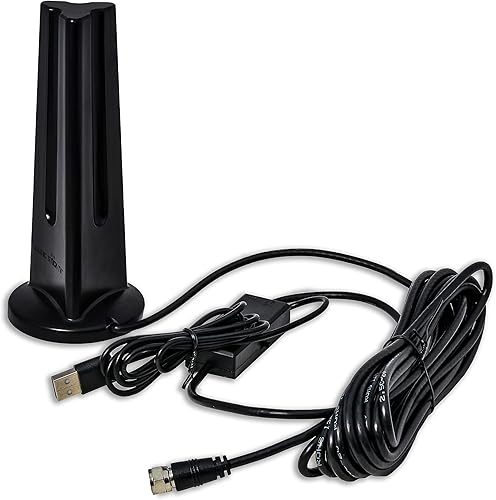 Miniatura 2 de Magic Stick TV MS-60MAX - Antena de TV amplificada para interiores para televisión inteligente, amplificador de señal de hasta 50 millas en la parte