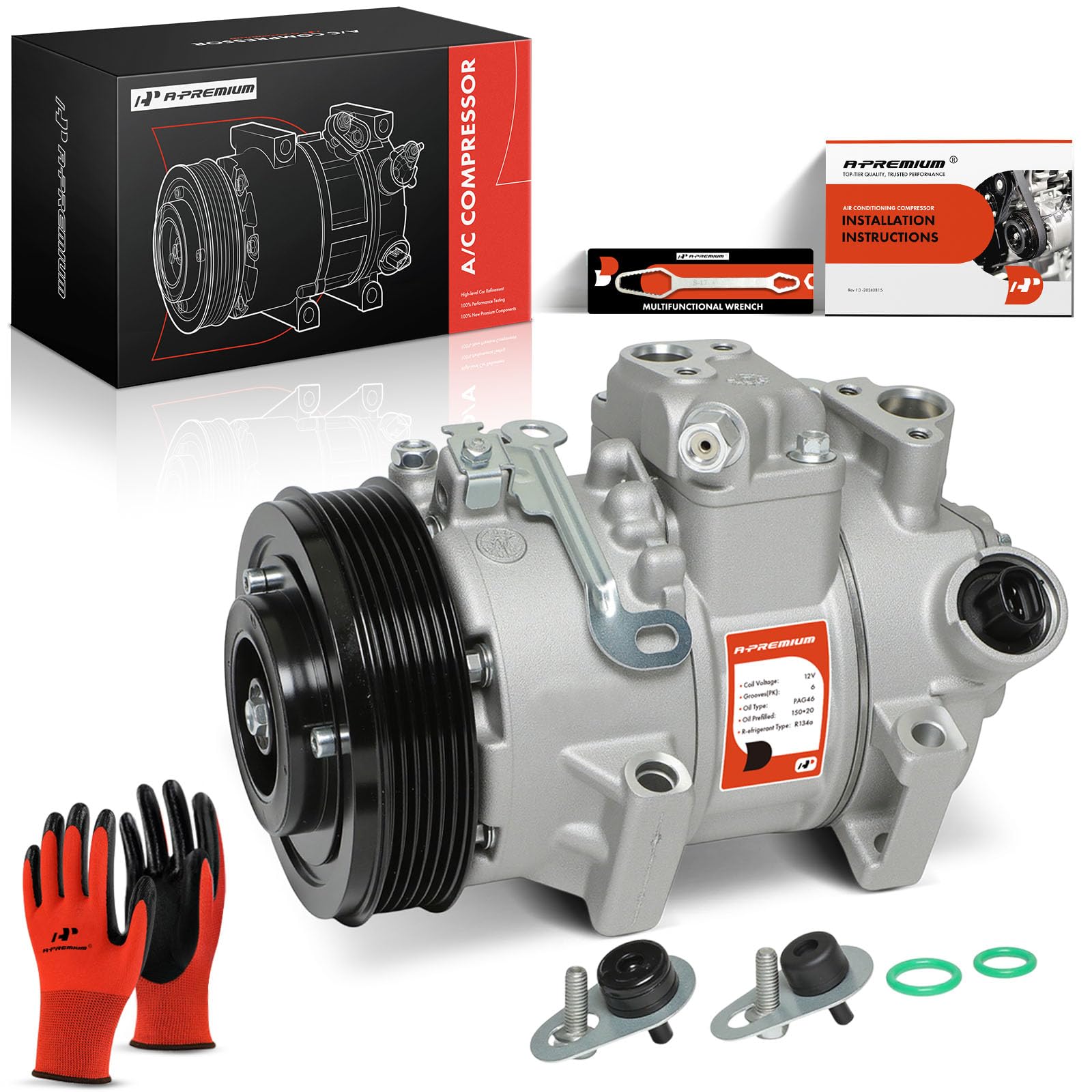Amazon.com: A-Premium Air Conditioner AC Compressor with Clutch