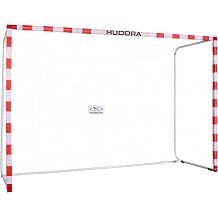Hudora Unisexs Allround Soccer Goal, Red, 300 cm