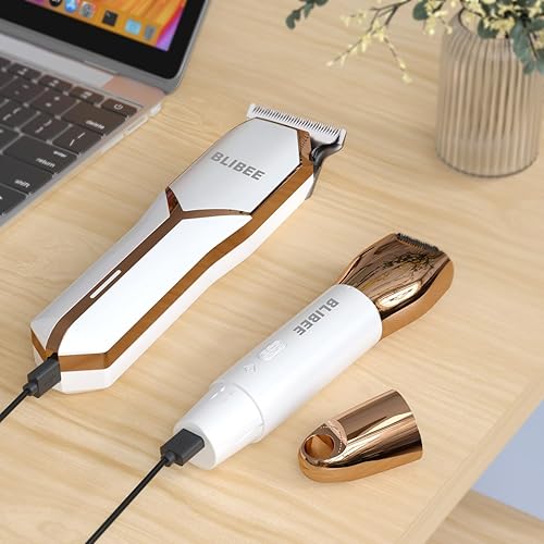 Miniatura 6 de BLIBEE Cortapelos y recortadora de bikini para mujer, cortaúñas eléctricas impermeables y juego de recortadora de bikini 4 en 1, recortadora de pelo