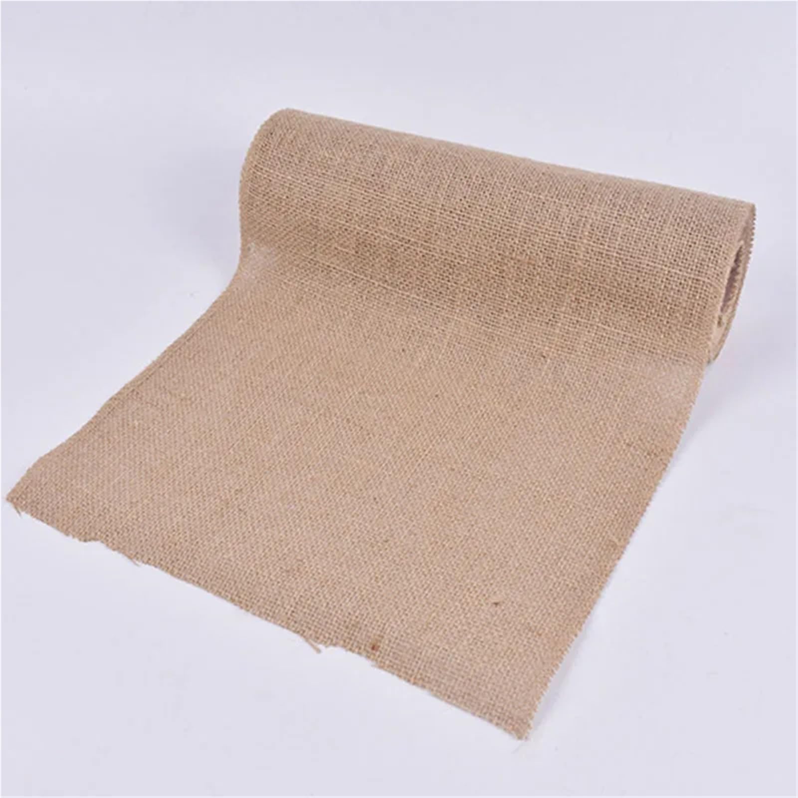Natur Juteband Sackleinen 25 cm natürliche Jute-Sackleinen-Bandrollen
