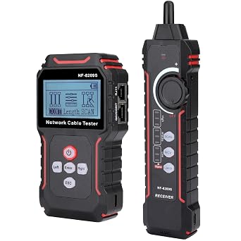NF-8209S Network Cable Tester, PoE, Length, NCV Test & Port Flash