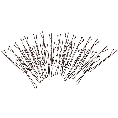 Miniatura 5 de Tbestmax 800 horquillas para el cabello, horquillas marrones de 2 pulgadas con caja para mujeres, damas, niñas, niños, agarre de pelo de onda