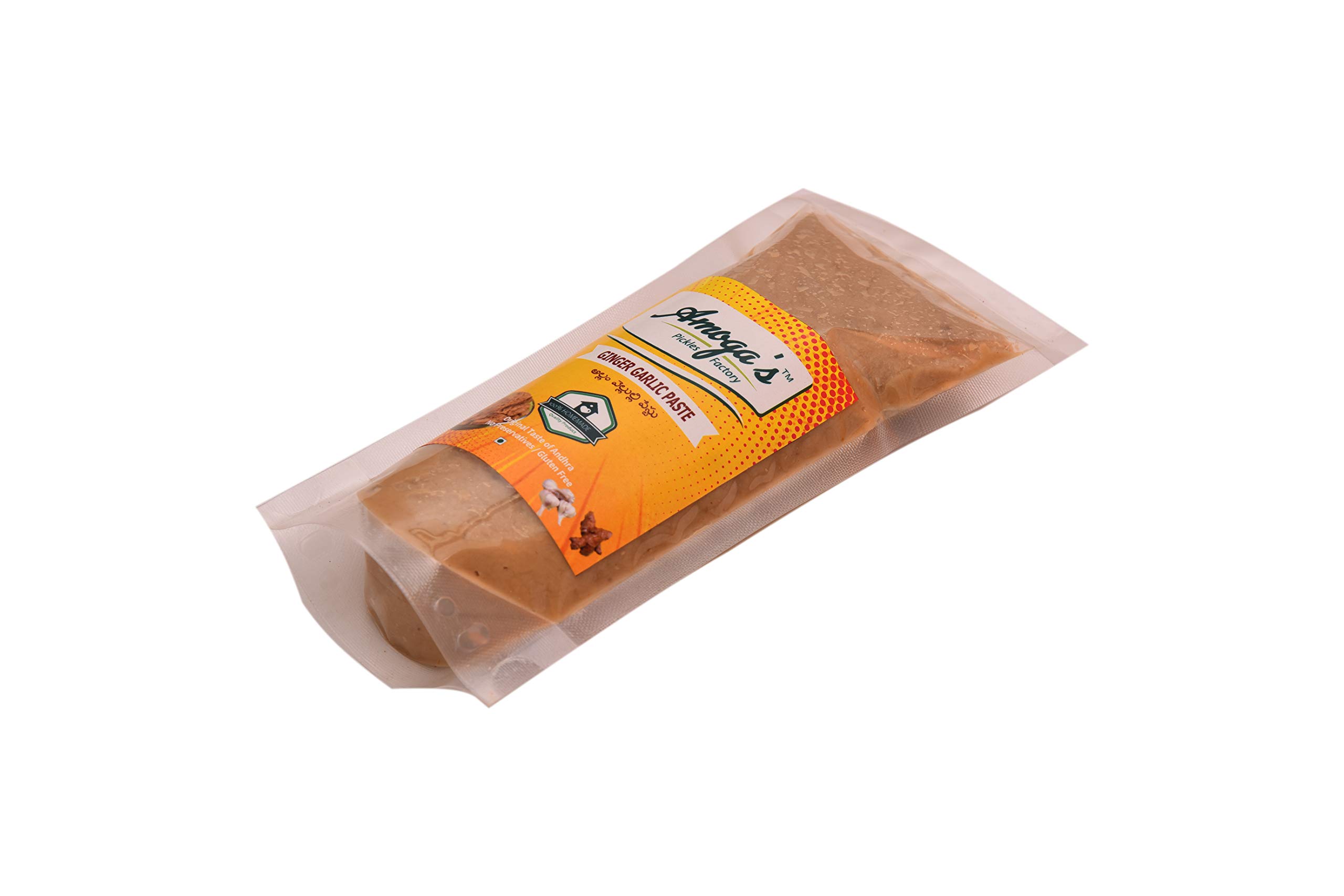 Amoga's Pickles Factory Adrak Lahsun Paste/Ginger & Garlic Paste for Cooking Pure & Natural, 500 gm(Pack of 2 ,250 gm Each) 3