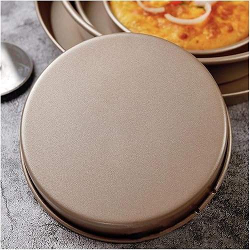 Miniatura 4 de 1PCS Non-Stick Steel Pizza Pan Tray Cake Bread Baking Ware Mould Mold Tin Shape Tool Dishes for Bakeware and Pastry Utensils(6 inch)