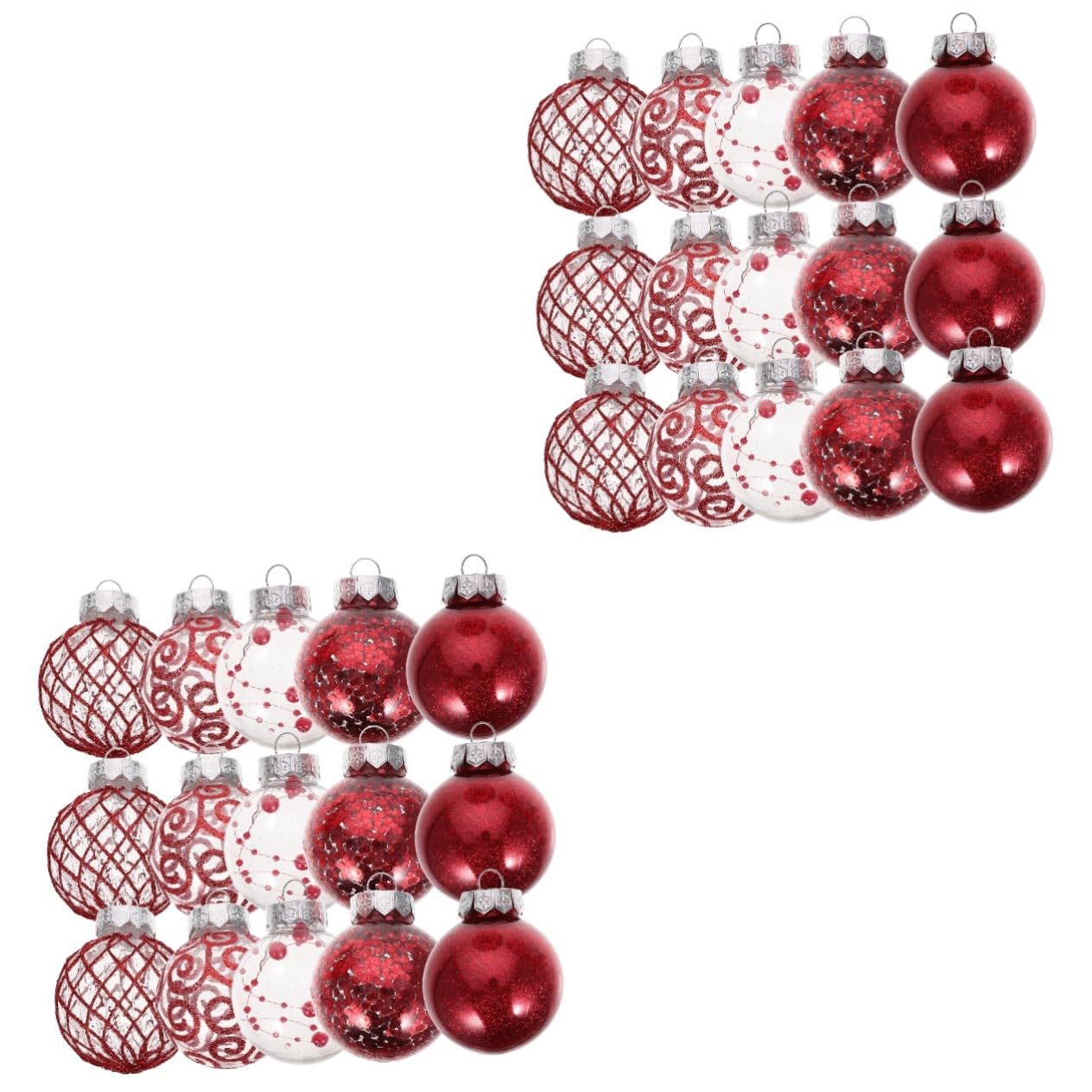 Boules de noël pour créer une ambiance magique au salon