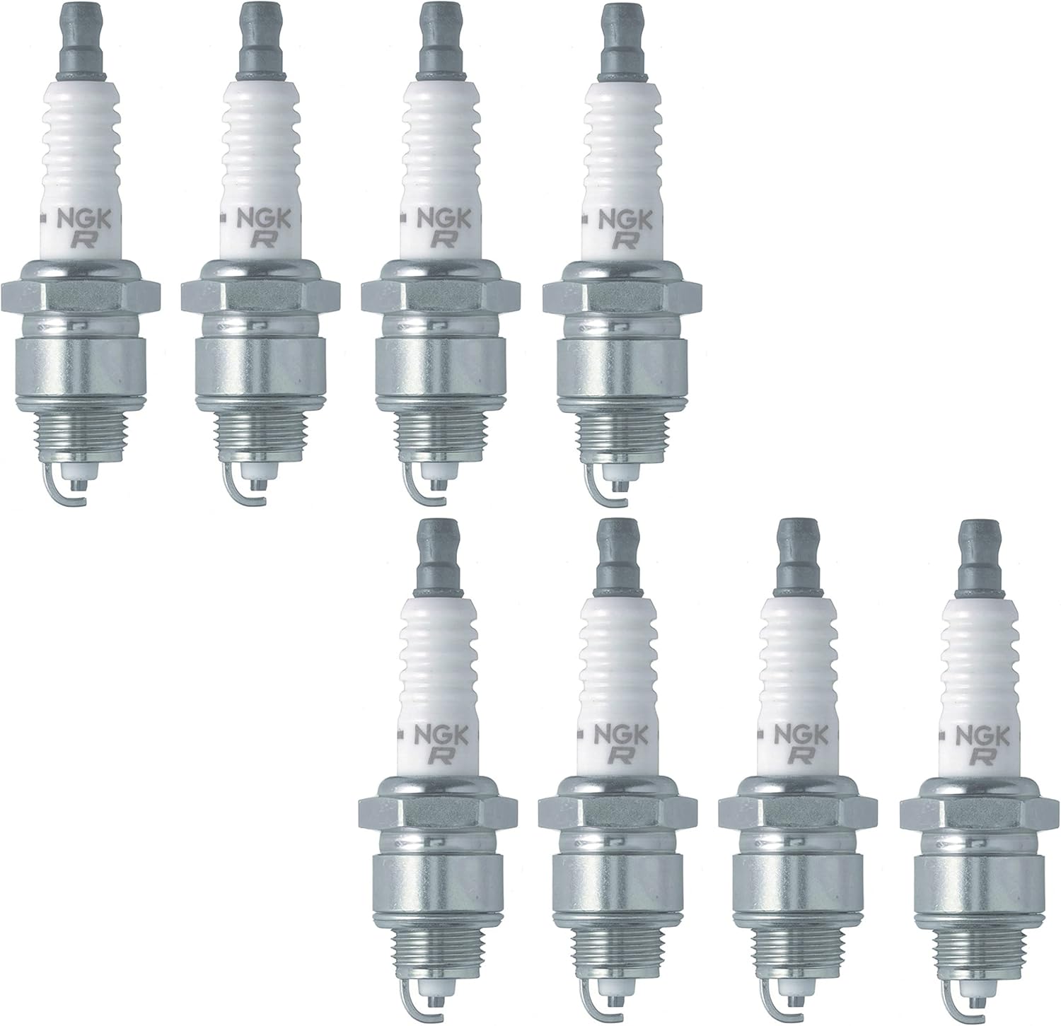 NGK V-Power Set of 8 Spark Plugs For Cadillac Buick Dodge Chrysler GMC Pontiac