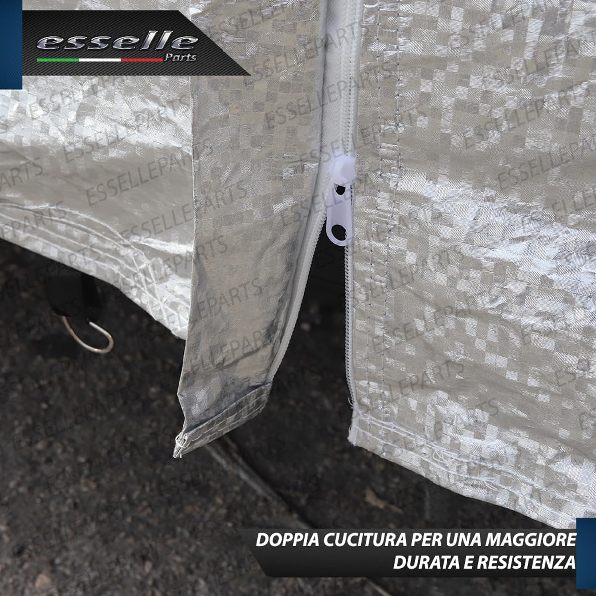 Telo Copri Auto Copriauto per Fiat Qubo Impermeabile Antigraffio Felpato